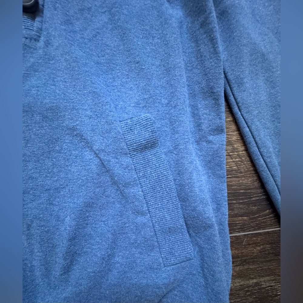 Banana Republic Blue Sweatshirt Top M - Picture 5 of 6